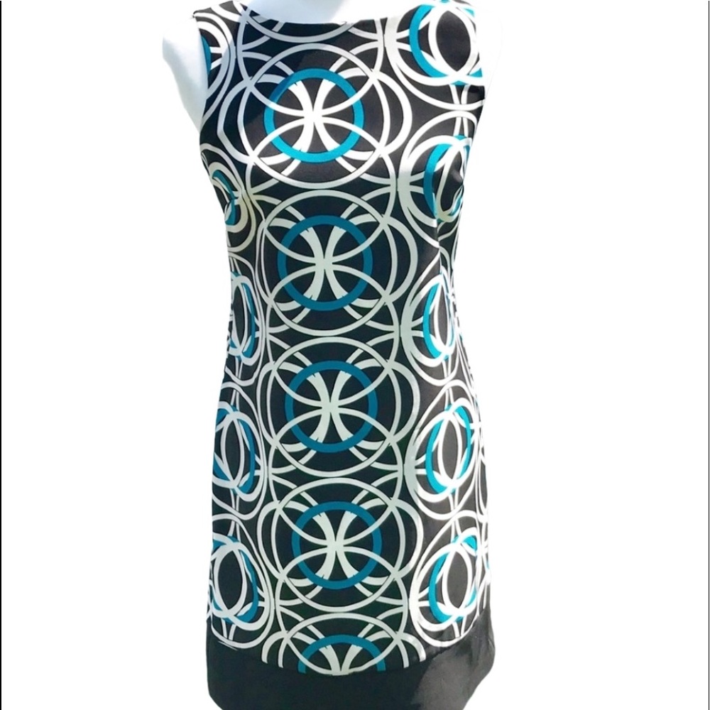 NWOT AB Studio Black/Cream /Turquoise Shea…